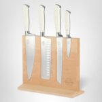Juego de Cuchillos Sur La Table Kitchen Essentials Gibson 141132.05 | 5 Piezas Acero Alemán | Mango Remachado | Bloque M