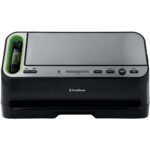 Selladora al vacío FoodSaver V4400 2 en 1 negra y plateada con aspiradora para conservar y marinar recipientes transpare