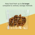 Selladora al vacío FoodSaver V4400 2 en 1 negra y plateada con aspiradora para conservar y marinar recipientes transpare
