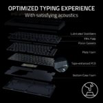 Teclado Mecanico Razer BlackWidow V4 75% RZ03-05000200-R3U1 intercambiable en caliente interruptores Orange Chroma RGB c