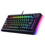 Teclado Mecanico Razer BlackWidow V4 75% RZ03-05000200-R3U1 intercambiable en caliente interruptores Orange Chroma RGB c