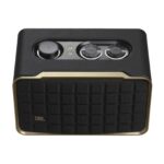 JBL Authentics 200 - Altavoz inteligente de estilo retro para el hogar con Wi-Fi incorporado, Bluetooth y asistentes de