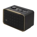 JBL Authentics 200 - Altavoz inteligente de estilo retro para el hogar con Wi-Fi incorporado, Bluetooth y asistentes de