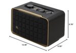 JBL Authentics 200 - Altavoz inteligente de estilo retro para el hogar con Wi-Fi incorporado, Bluetooth y asistentes de