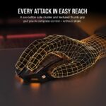 Mouse inalámbrico para juegos Corsair DARKSTAR CH-931A011-NA RGB 26000 DPI 15 botones programables MMO MOBA 80 horas bat