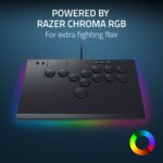 Controlador Arcade Razer Kitsune RZ06-05020100-R3U1 para PS5 y PC interruptores ópticos bajo perfil RGB placa superior d