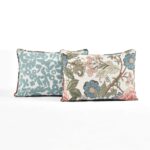 Juego de edredón reversible algodón floral Lush Decor Sydney 16T004664 tamaño King California King 3 piezas verde azul