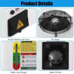 Chiller Enfriador de Agua Industrial SXYCMY CW6000 15 Litros 0.73 HP para Máquina de Grabado y Corte Láser CO2 9125 BTU