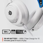 Audífonos gaming inalámbricos SteelSeries Arctis Nova 7P 61561 2.4GHz Bluetooth 38 horas batería USB-C micrófono IA para