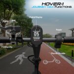 Hover-1 Journey Max - Patinete eléctrico para adultos con motor dual sin escobillas de 700 W, velocidad máxima de 19 mph
