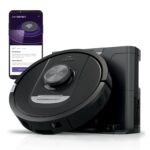 Robot aspiradora SharkNinja PowerDetect AV2820S base autovaciante HEPA NeverStuck 30 días capacidad DirtDetect alfombras
