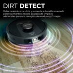 Robot aspiradora SharkNinja PowerDetect AV2820S base autovaciante HEPA NeverStuck 30 días capacidad DirtDetect alfombras