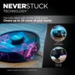 Robot aspiradora SharkNinja PowerDetect AV2820S base autovaciante HEPA NeverStuck 30 días capacidad DirtDetect alfombras