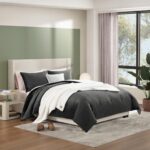 Juego cama 5 piezas UGG Remina 32537 edredón reversible manta almohada decorativa hipoalergénico lavable tamaño matrimon