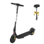 Gotrax Fusion Seat Electric Scooter for Adults, 8.5" Solid Tire Max 14 Miles Range, 15.5/18 Mph 2 Gear Speed Power by 30