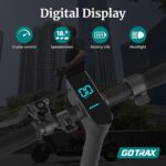 Gotrax Fusion Seat Electric Scooter for Adults, 8.5" Solid Tire Max 14 Miles Range, 15.5/18 Mph 2 Gear Speed Power by 30