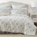 Juego de edredón Laura Ashley Revman USHSA91264468 King algodón floral reversible peso medio todo el año certificado Oek