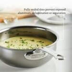 Sartén con Tapa Hestan NanoBond 60045 Acero Inoxidable y Titanio para Inducción 1.9 Litros