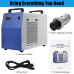 Chiller enfriador de agua industrial GARVEE CW5000 sistema de refrigeración 7L 1.14HP para máquina de grabado y corte lá