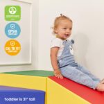 ECR4Kids SoftZone Adventurer's Summit Ramp, escalador de esquina, surtido, 4 piezas