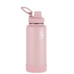 Termo Botella de Agua Takeya Actives de Acero Inoxidable con Tapa de Boquilla 32oz 24oz Color Piedra Azul
