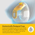Medela - Extractor de leche manos libres con estilo, copas portátiles, extractor de leche eléctrico doble, portátil y di