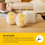 Medela - Extractor de leche manos libres con estilo, copas portátiles, extractor de leche eléctrico doble, portátil y di