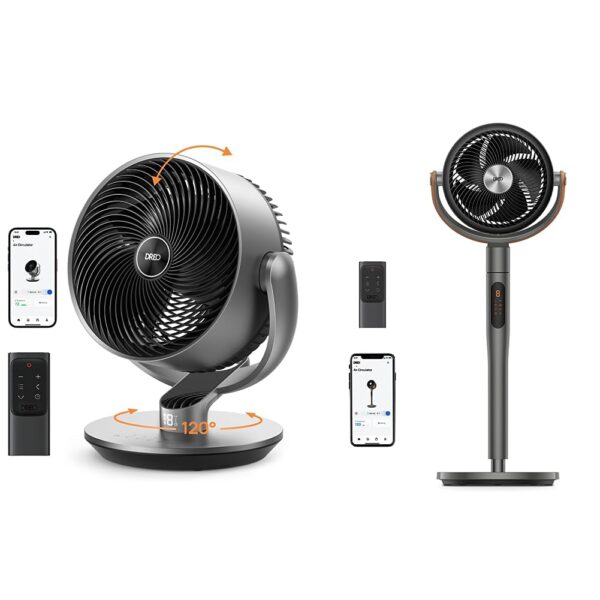 Paquete Ventiladores Inteligentes Dreo DR-HAF004S PolyFan 513S WiFi Control Remoto