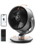 Ventilador Dreo CF714S 11 pulgadas 25 dB motor CC oscilante 120 grados y ventilador torre 42 pulgadas con control remoto