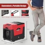 Deshumidificador Comercial ARGENDON XStorm Plus 180 Pintas Bomba Integrada 2300 ft² Industrial Sótano Garaje