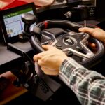 Soporte para volante Thrustmaster SimTask Steering Kit 4060302 compatible con T128 y T248 simulación vehículos pesados