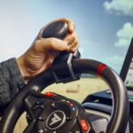 Soporte para volante Thrustmaster SimTask Steering Kit 4060302 compatible con T128 y T248 simulación vehículos pesados