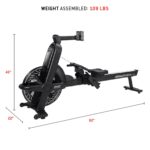 AssaultRower Pro - Máquina de entrenamiento de remo para entrenamiento HIIT, cardio, y de resistencia, sin motor.