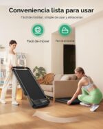 Caminadora plegable 2 en 1 UREVO Strol 2E URTM030 bajo escritorio y de pie mango de seguridad pantalla LED doble conexió