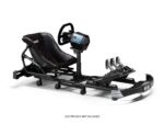 Cockpit simulador de kart Next Level Racing NLR-S034 Go Kart Plus talla grande negro para simulación de carreras