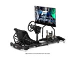 Cockpit simulador de kart Next Level Racing NLR-S034 Go Kart Plus talla grande negro para simulación de carreras