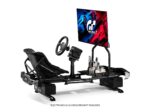 Cockpit simulador de kart Next Level Racing NLR-S034 Go Kart Plus talla grande negro para simulación de carreras