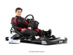 Cockpit simulador de kart Next Level Racing NLR-S034 Go Kart Plus talla grande negro para simulación de carreras