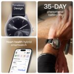 WITHINGS ScanWatch 2 - Hybrid Smart Watch, Heart Rate Monitoring, Fitness Tracker, Cycle Tracker, Sleep Monitoring, GPS
