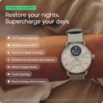 WITHINGS ScanWatch 2 - Hybrid Smart Watch, Heart Rate Monitoring, Fitness Tracker, Cycle Tracker, Sleep Monitoring, GPS