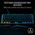 Teclado Gaming Razer Huntsman V3 Pro Mini RZ03-04990200-R3U1 60% interruptores ópticos analógicos Snap Tap teclas PBT