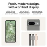 Smartphone Google Pixel 8 G9BQD 128GB Android cámara Pixel avanzada batería 24 horas color obsidiana