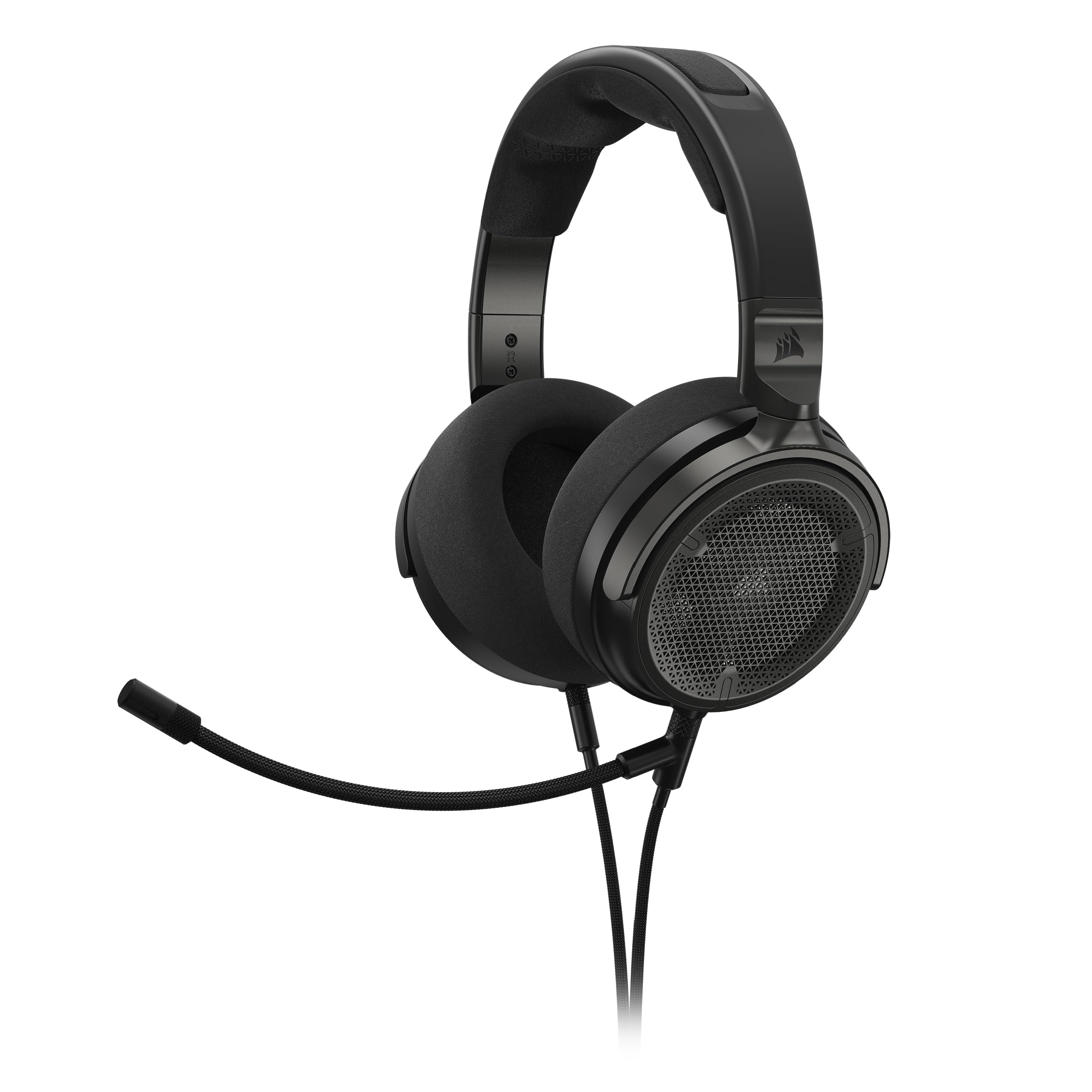 Version 1.0.0 Auriculares con cable Corsair Virtuoso PRO CA-9011370-NA respaldo abierto para juegos controladores grafeno 50 mm micróf