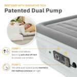 Cama de aire doble bomba Huddle 5060990376726 autoinflada antidesinflado tamano Queen altura elevada