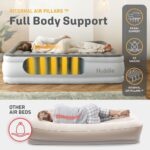 Cama de aire doble bomba Huddle 5060990376726 autoinflada antidesinflado tamano Queen altura elevada