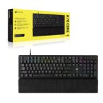 Teclado Mecánico Corsair K70 Core RGB CH-910981E-NA con Cable Interruptores Lineales MLX Red Prelubricados Teclas ABS Do