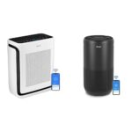 Paquete purificadores de aire Levoit Vital 200S y Core 400S negro con monitor de calidad del aire para habitación grande