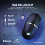 Mouse Gaming Inalámbrico RGB Corsair NIGHTSABRE CH-931B011-NA Sensor MARKSMAN 26000 DPI 11 Botones Programables Batería