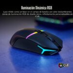 Mouse Gaming Inalámbrico RGB Corsair NIGHTSABRE CH-931B011-NA Sensor MARKSMAN 26000 DPI 11 Botones Programables Batería