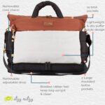 Itzy Ritzy Dream Bolsa de Pañales Convertible Tote Mochila - Bolsa de Pañales para Bebé con 14 Bolsillos, Almohadilla Ca